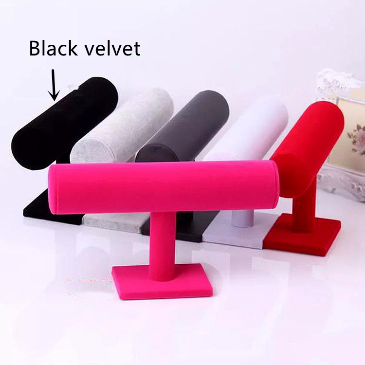Velvet Bracelet Display Stand — Black