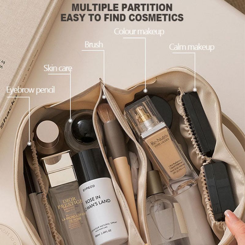 Zip-Open Travel Makeup & Toiletry Bag - Image 5