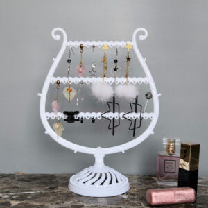 Earring Display Organizer — White