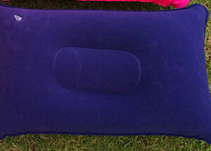 Inflatable Travel Pillow — Dark Blue