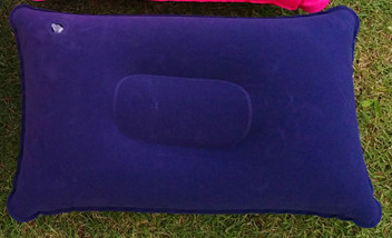 Inflatable Travel Pillow — Dark Blue