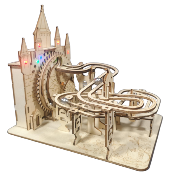 Castle Marble Run Wooden Model Kit