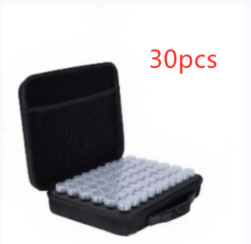 Seed Storage Case — Black, 30 Compartments