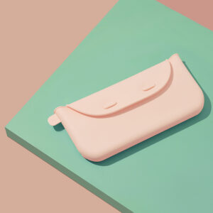 Spoon & Fork Set with Carry Case — Pink